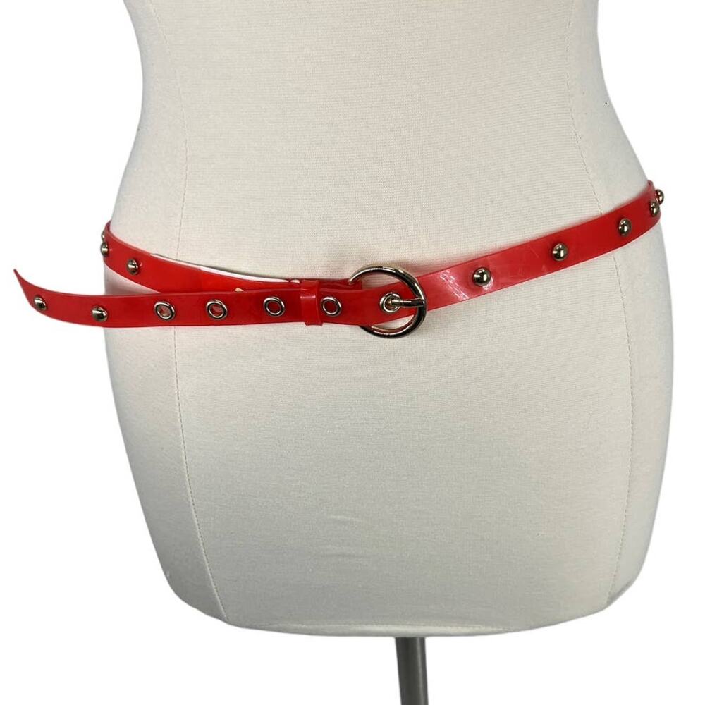 BCBGeneration Gold Studded Belt SZ Large NWT